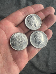 JFK Dual Position Triple Split Coin Set
