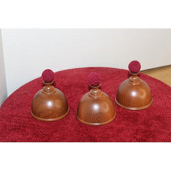 Indian Cups and Balls in African Mahogany