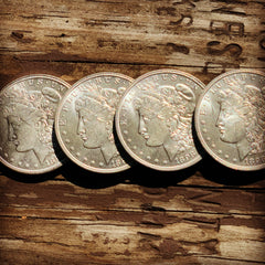 1898 Morgan Replica 4 Coin shell set